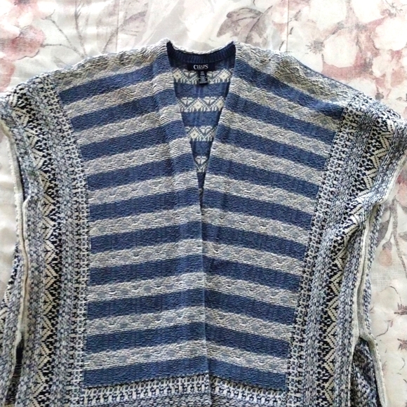 Chaps Sleeveless Cardigan - Picture 1 of 3